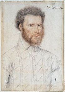 Jean Babou de La Bourdaisière (1511-1569) comte de Sagonne, peint par François Clouet en 1553. Musée Condé au château de Chantilly