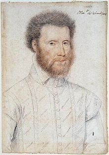 Jean Babou de La Bourdaisière (1511-1569) comte de Sagonne, peint par François Clouet en 1553. Musée Condé au château de Chantilly