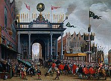 L'entrée de François de Valois à Anvers en 1582
