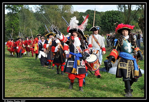 Reconstitution de la bataille de Malplaquet, tricentenaire de 2009