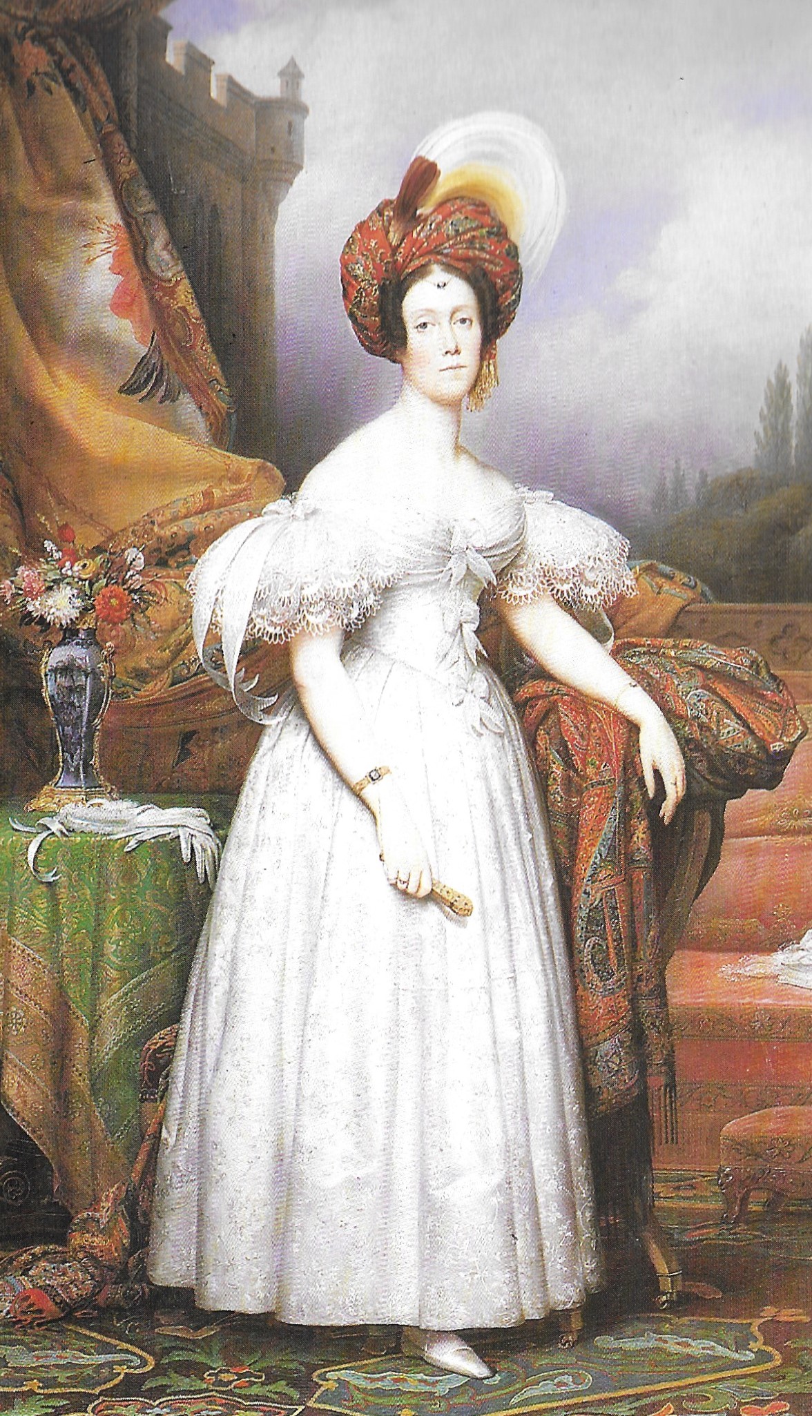 La marquise de Béthisy se rendant à une soirée, 1835, tableau de Ch. Steuben, Musée des Beaux Arts de Lille. Maximilien des Ligneris doit beaucoup fréquenter ces salons mondains où se retrouvent les clans aristocratiques.