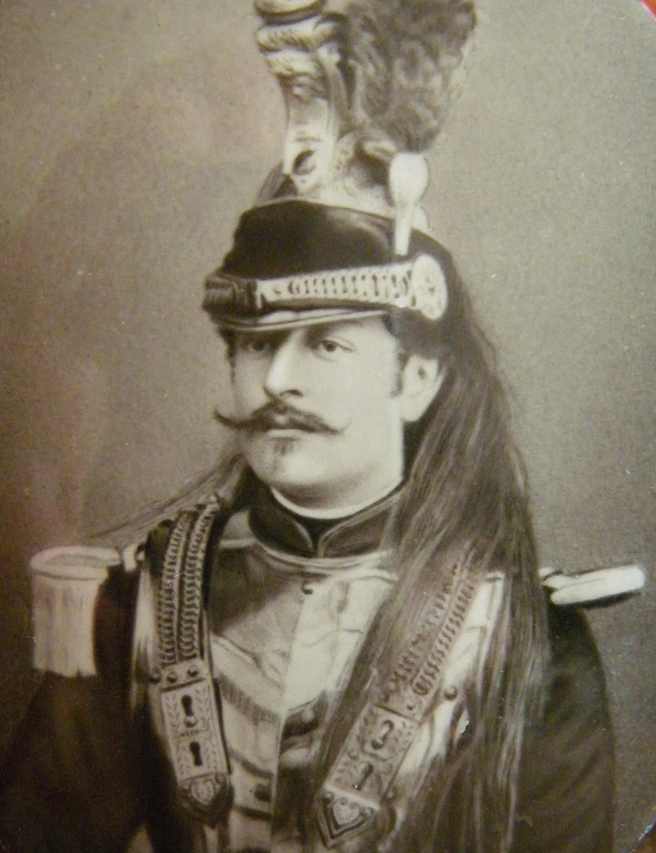 Charles des Ligneris en uniforme des Dragons (photo non datée)
