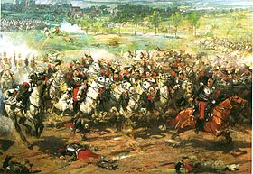 Charge de Reichshoffen, tableau d'Aimé Morot, 1870, collections du Château de Versailles